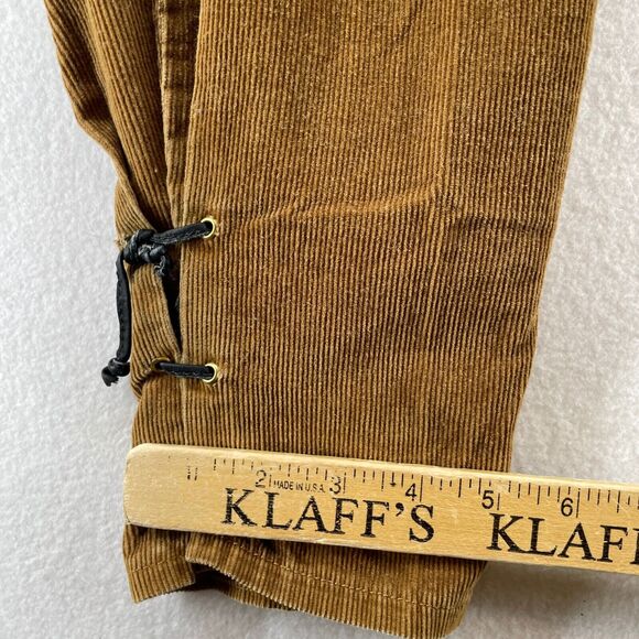 LIZ ROBERTS ROBERT ELLIOT Pants 3 4 Corduroy Tapered Paperbag Riding Brown VTG - Picture 16 of 16